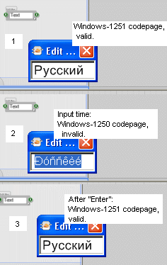 Cyrillic in the input field
