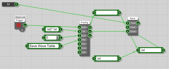 Inside the save mod - This is from another OSM that seems to save but it's for the single sample instance of the OSM which has a different setup.