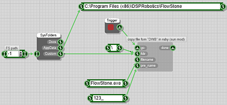 ...I think U need Admin rights because of ProgFiles path 4 this test schematic: